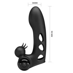 Pretty Love - Capa De Dedo Vibrador Preto Orlando