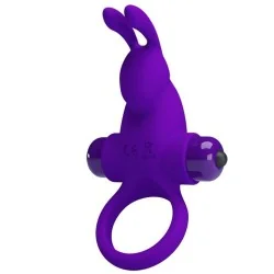 Pretty Love - Anel Vibrador I Coelho Para Pénis Roxo