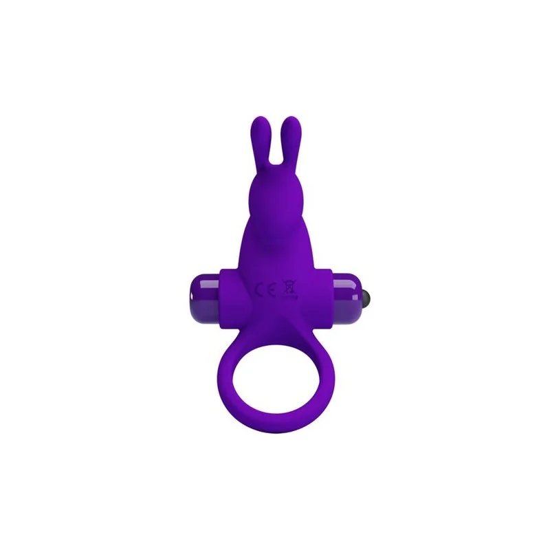 Pretty Love - Anel Vibrador I Coelho Para Pénis Roxo