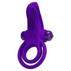 Pretty Love- Anel Para Penis Vibrante Roxo
