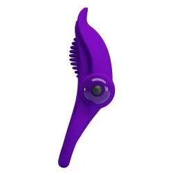 Pretty Love- Anel Para Penis Vibrante Roxo