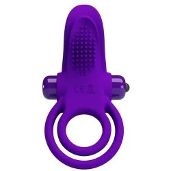 Pretty Love- Anel Para Penis Vibrante Roxo