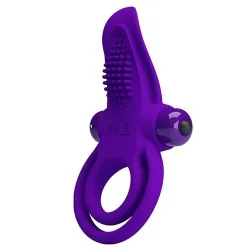 Pretty Love- Anel Para Penis Vibrante Roxo