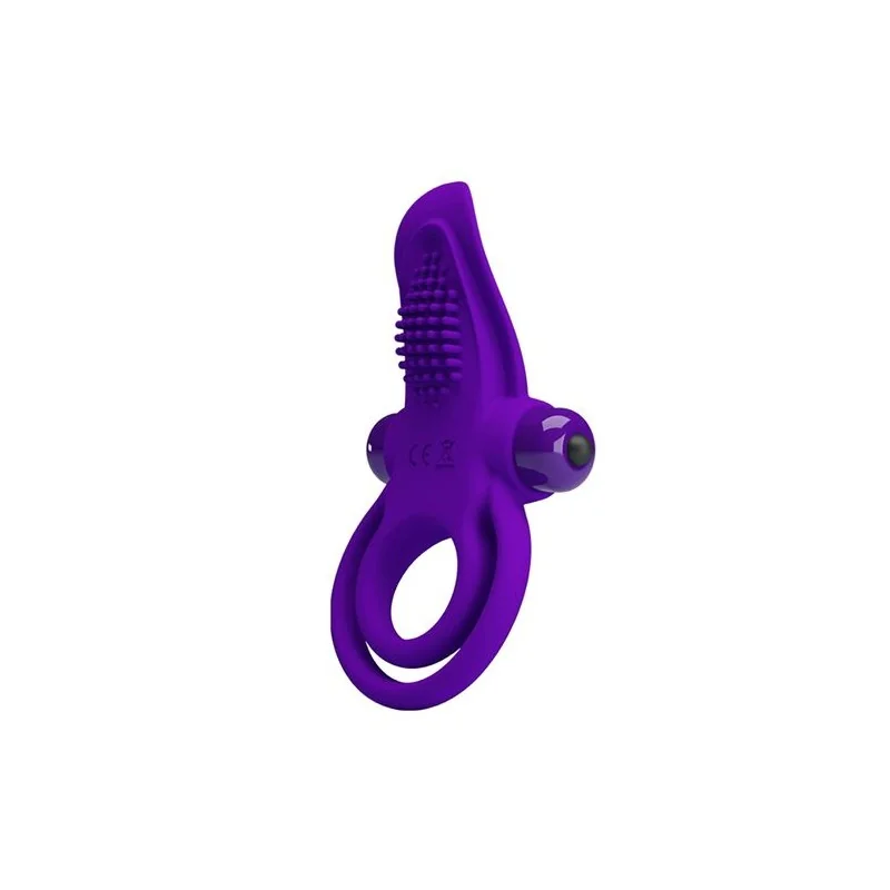 Pretty Love- Anel Para Penis Vibrante Roxo