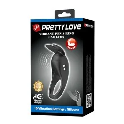 Pretty Love - Carlton Anel Peniano Com Estimulador Clitórico