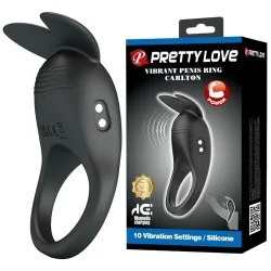 Pretty Love - Carlton Anel Peniano Com Estimulador Clitórico