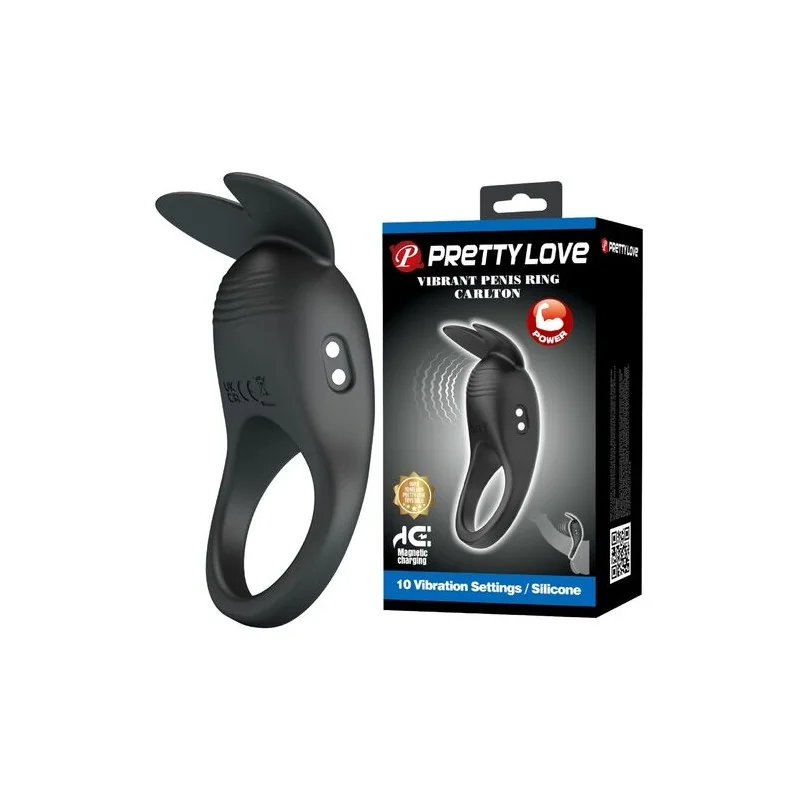 Pretty Love - Carlton Anel Peniano Com Estimulador Clitórico