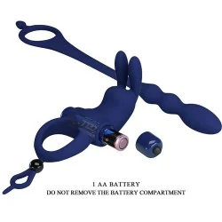 Pretty love - Ayad Anel Vibrador Coelho Com Plug Azul