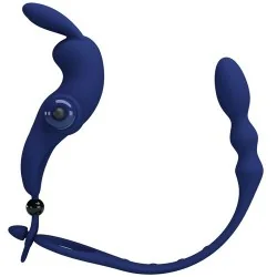 Pretty love - Ayad Anel Vibrador Coelho Com Plug Azul