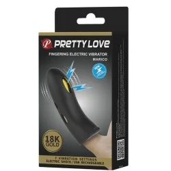 Pretty Love - Capa De Dedo Eletroestimulador Preta Marico