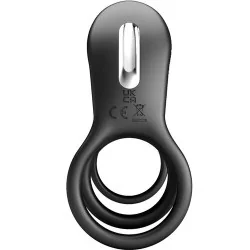 Pretty Love - Bainha De Penis Jammy 12 Vibrações Com Língua De Silicone Recarregável