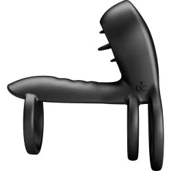 Pretty Love - Bainha De Penis Jammy 12 Vibrações Com Língua De Silicone Recarregável