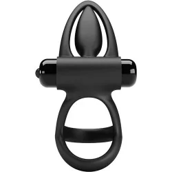 Pretty Love - Anel Vibrante 10 Vibrações Silicone Preto