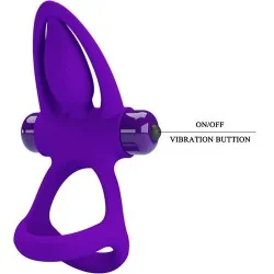 Pretty Love - Anel Vibrador 10 Vibrações Lilás Silicone