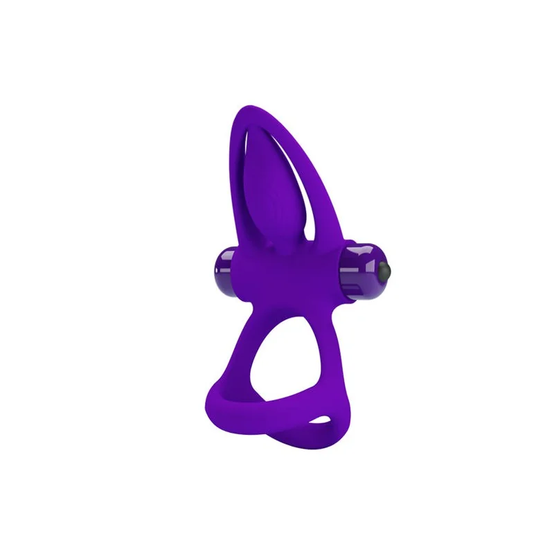 Pretty Love - Anel Vibrador 10 Vibrações Lilás Silicone