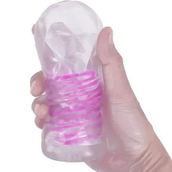 Pretty Love - Masturbador Masculino Fantasy Com Espiral Interna Com Bolas Transparentes