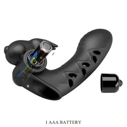Pretty Love - Capa De Dedo Vibrador De Coelho Preto Vance