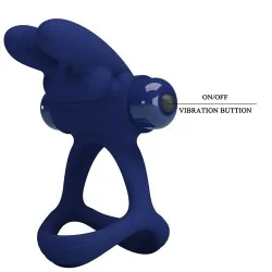Pretty Love - Francisco Anel Vibrante Duplo Coelho Azul