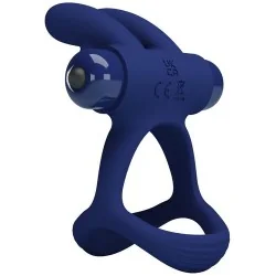 Pretty Love - Francisco Anel Vibrante Duplo Coelho Azul