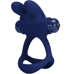 Pretty Love - Francisco Anel Vibrante Duplo Coelho Azul