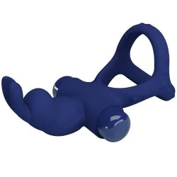 Pretty Love -  Luchito Anel Vibrante Duplo Coelho Azul