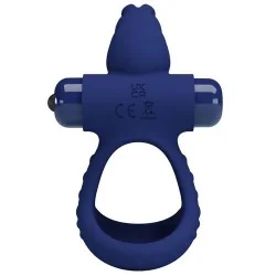 Pretty Love -  Luchito Anel Vibrante Duplo Coelho Azul