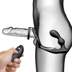 Pretty Love - Anel Para Penis Marshall Com Plug Anal Vibratório Com Controle Remoto