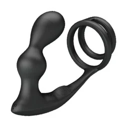 Pretty Love - Anel Para Penis Marshall Com Plug Anal Vibratório Com Controle Remoto