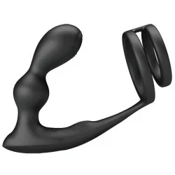 Pretty Love - Anel Para Penis Marshall Com Plug Anal Vibratório Com Controle Remoto