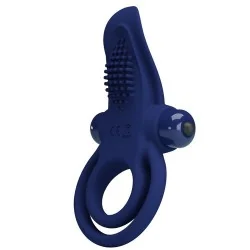 Pretty Love - Bronson Anel Duplo Com Vibrao Azul