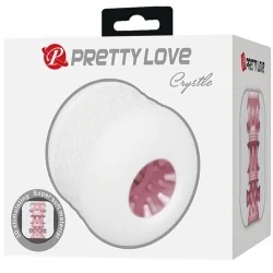 Pretty Love - Masturbador Masculino Crystale Branco