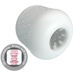 Pretty Love - Masturbador Masculino Crystale Branco