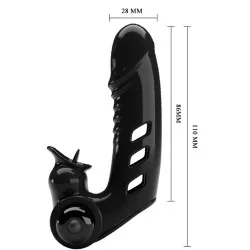 Pretty Love - Capa De Dedo Vibrador Preto Corbin