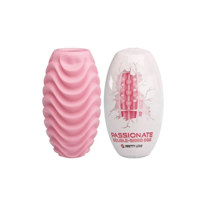 Pretty Love - Ovo Masturbador Rosa Dupla Face