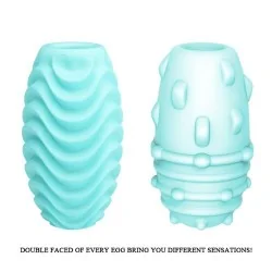 Pretty Love - Ovo Masturbador Turquesa Dupla Face