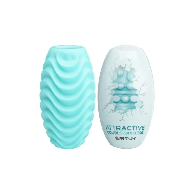 Pretty Love - Ovo Masturbador Turquesa Dupla Face