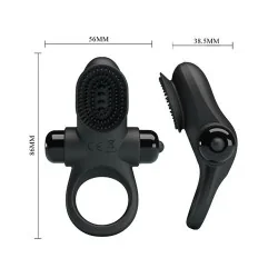 Pretty love - Anel Vibrador II Para O Pénis Preto
