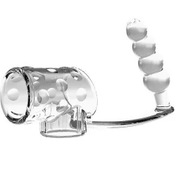 pretty Love - Manga Para Penis Com Plug Anal Transparente