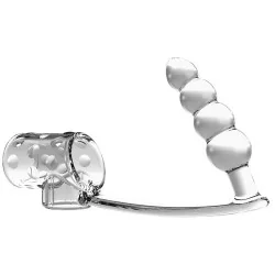 pretty Love - Manga Para Penis Com Plug Anal Transparente