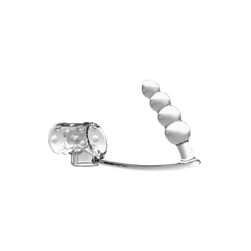 pretty Love - Manga Para Penis Com Plug Anal Transparente