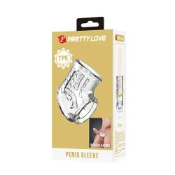 Pretty love - Capa Curta Transparente Para Pênis