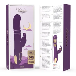 Treasure - Bastian Vibrador Rabbit Up & Down Rotador E Vibrador + Controlo Remoto Watchme