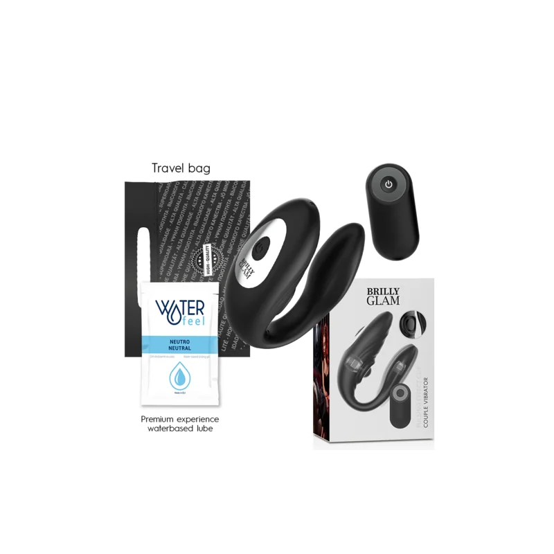 Brilly Glam - Controle Remoto Pulsante E Vibratório De Casal