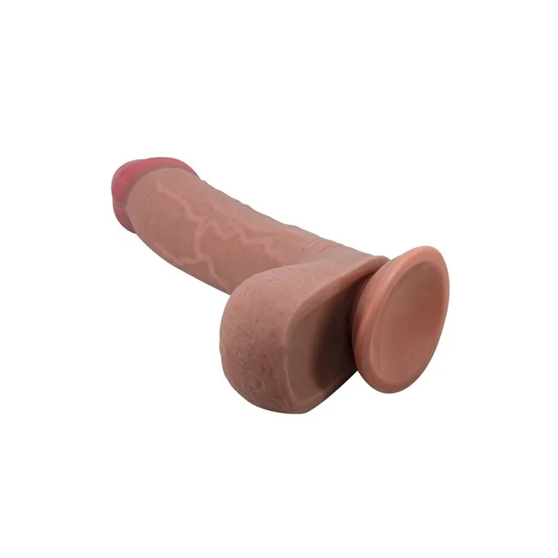 Pretty Love - Série Sliding Skin Dildo Realístico Com Ventosa Deslizante Pele De Controlo Remoto Carne 23,4 Cm
