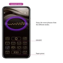 Pretty Love - Hector Vibrador Electroshock Por App Control Roxo
