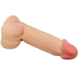 Pretty Love - Série Sliding Skin Dildo Realístico Com Ventosa Deslizante Pele 20,6 Cm
