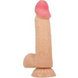 Pretty Love - Série Sliding Skin Dildo Realístico Com Ventosa Deslizante Pele 20,6 Cm