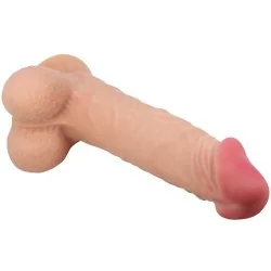 Pretty Love - Série Sliding Skin Dildo Realístico Com Ventosa Deslizante Pele 24 Cm
