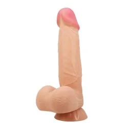 Pretty Love - Série Sliding Skin Dildo Realístico Com Ventosa Deslizante Pele 21,8 Cm