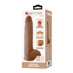 Pretty Love - Mendel Dildo Realista Com Ventosa 25,5 Cm -Ø- 5,6 Cm